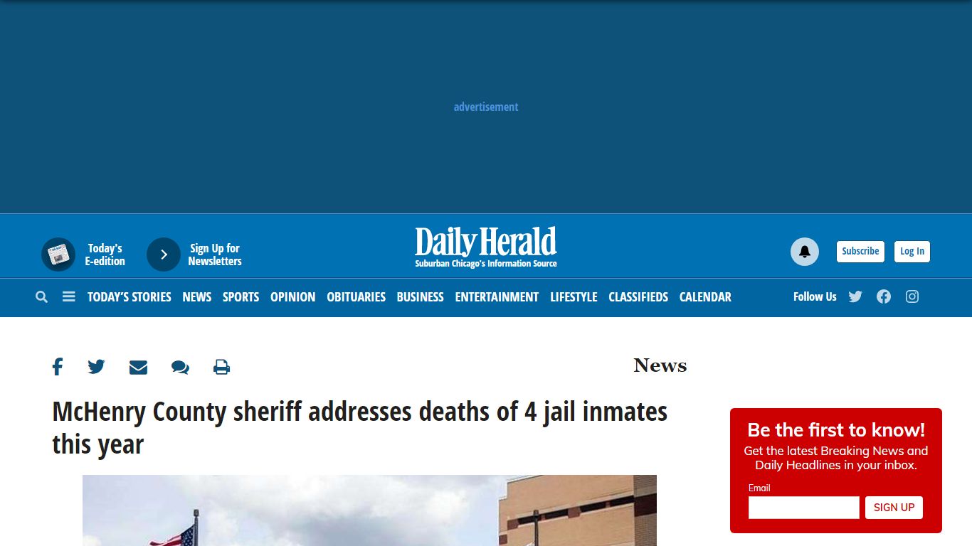 McHenry County sheriff addresses deaths of 4 jail inmates this year